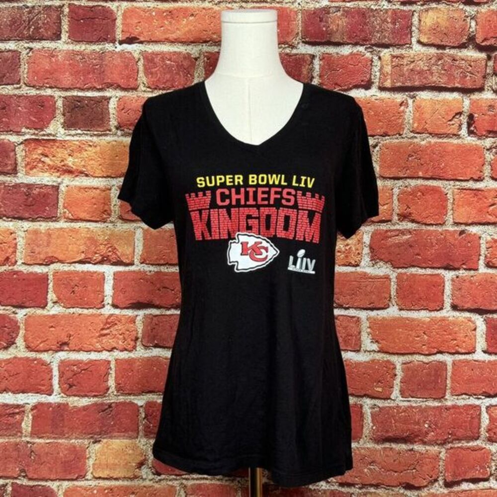 Fanatics Kansas City Chiefs Super Bowl LIV NFL Women's Size Medium Black